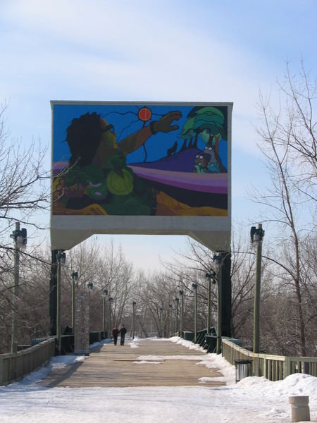 Mural at the Forks
