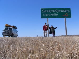 Border of Manitoba and Saskatchewan