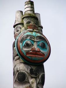 totem at Haida Gwaii