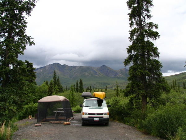 campsite at Tombstone