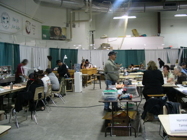 Art Festival workshops and work stations