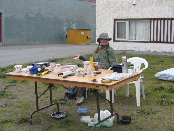 our yard sale in Whitehorse