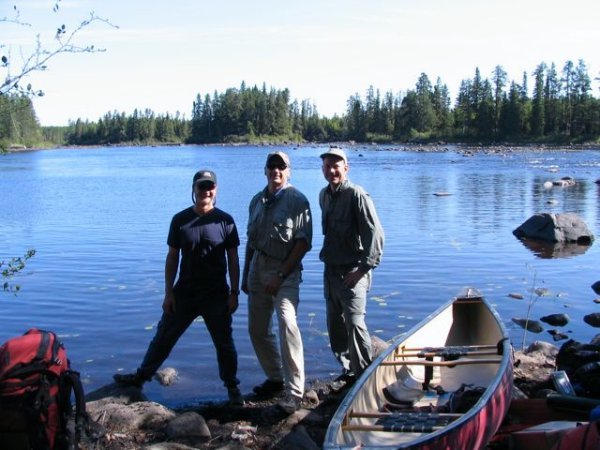 Matt (Canoe Guide) and the guys