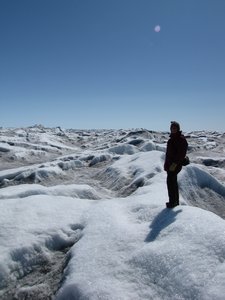 standing on the Ice Sheet