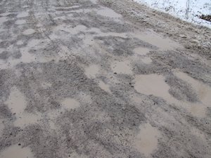 gravel roads