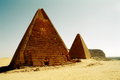 Meroe pyramids.