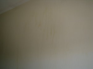 Smoke-stained walls.