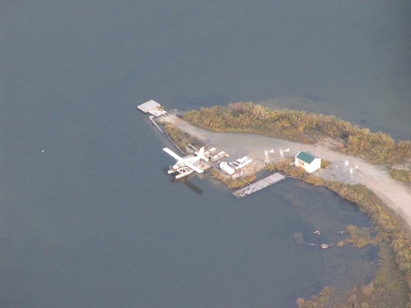 Float Plane dock on Landing Lake
