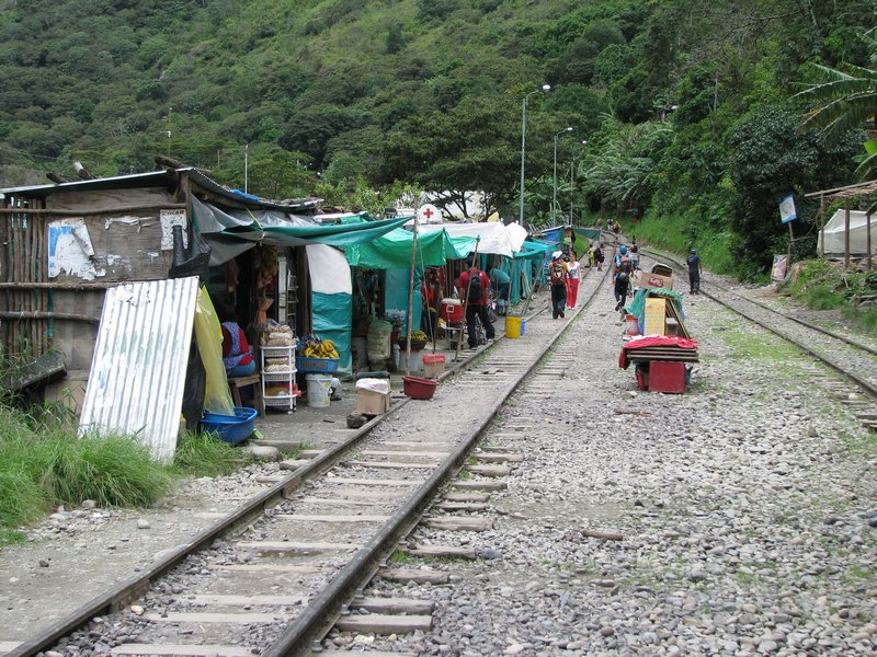 the railway in hydroelectrica