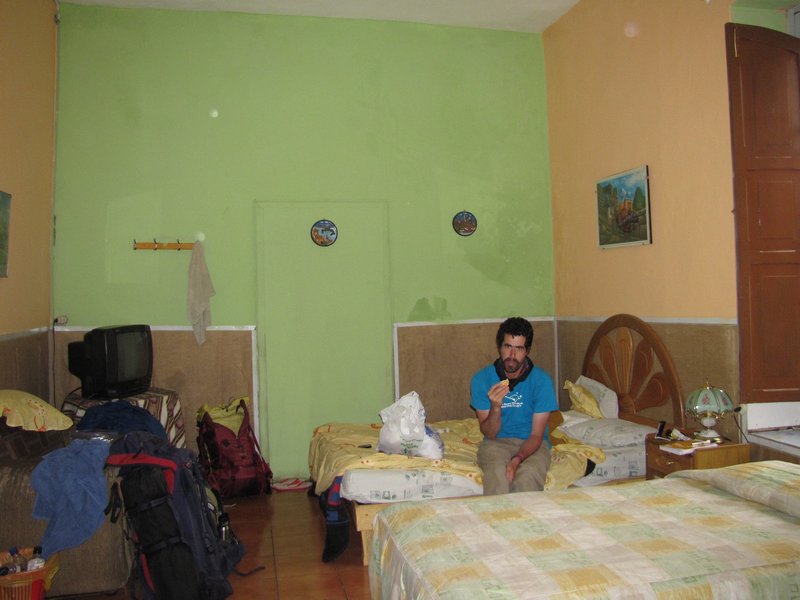 our hostel room in Arequipa