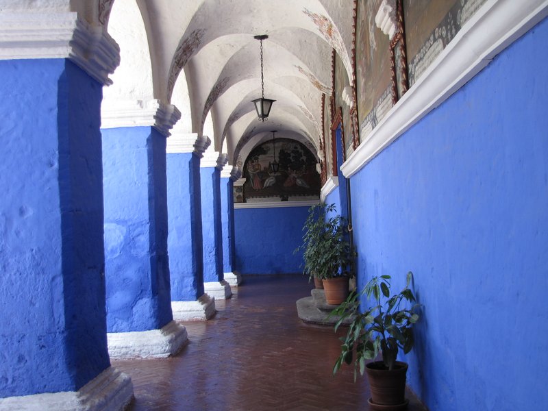 corridors and pretty blues