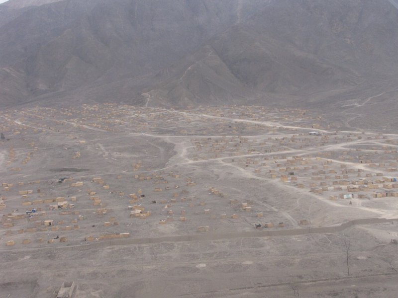 Small Shacks on the outskirts of Nazca