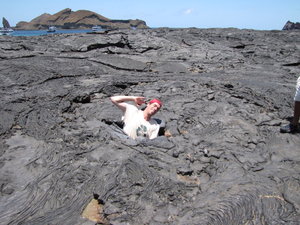 help! help!  I´m stuck in lava!