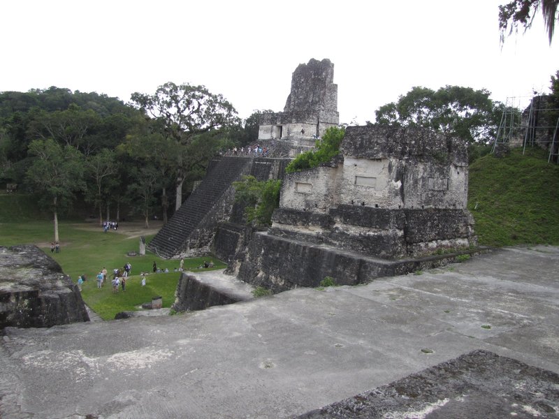 View of Temple II from the courts