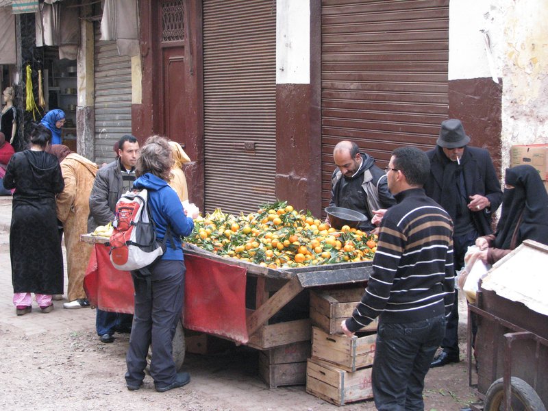 Buying Fruit.