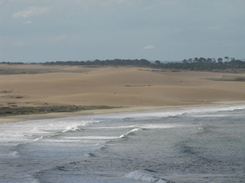 Sand Dunes and the sea