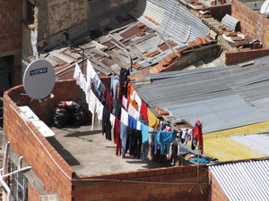 Laundry on the tin roof