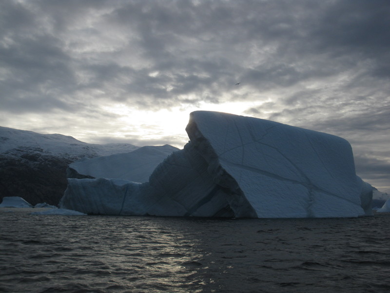 Iceberg and sky