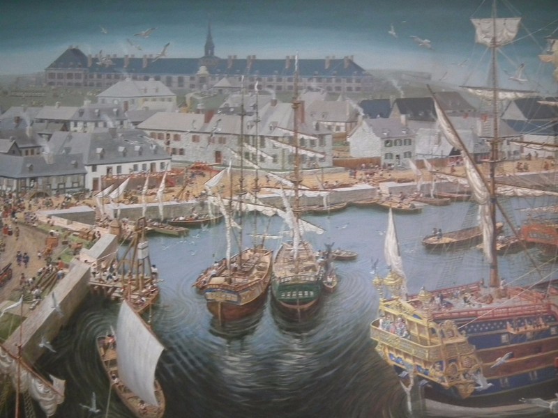 Painting of Louisbourg