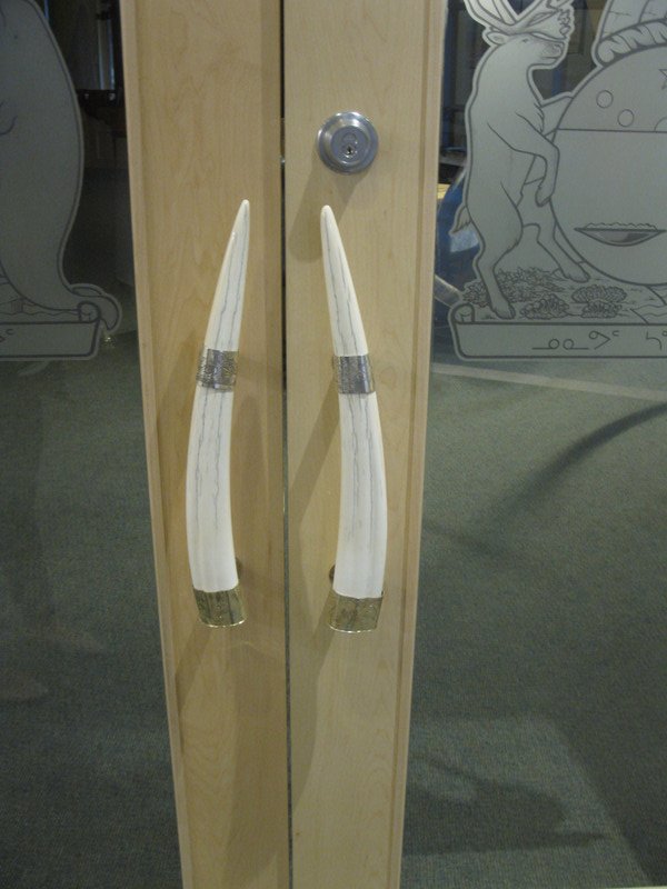 Ivory door handles