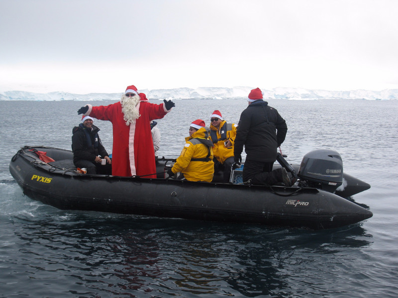 Santa in Antarctica