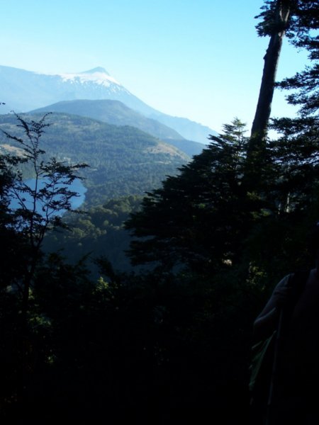 Volcan Villarrica in the distance