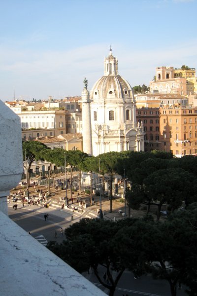 view from the Victorio Emmanuele Monument