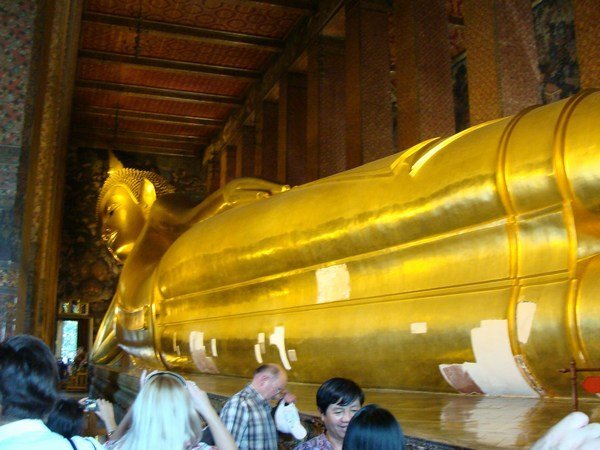 Full View of the Giant Reclining Buddha