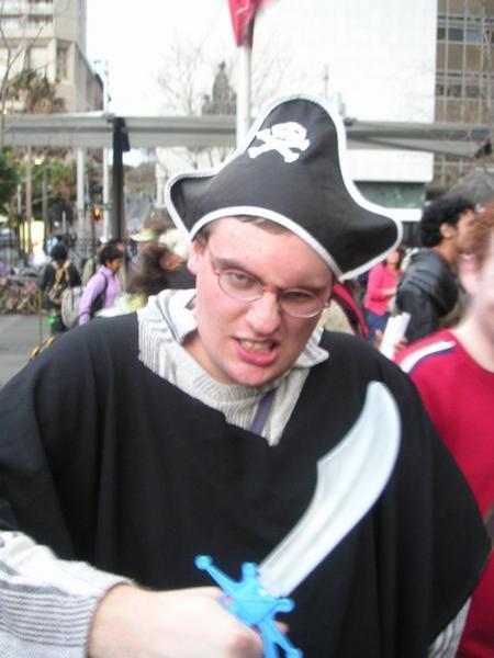 Protesting Pirate
