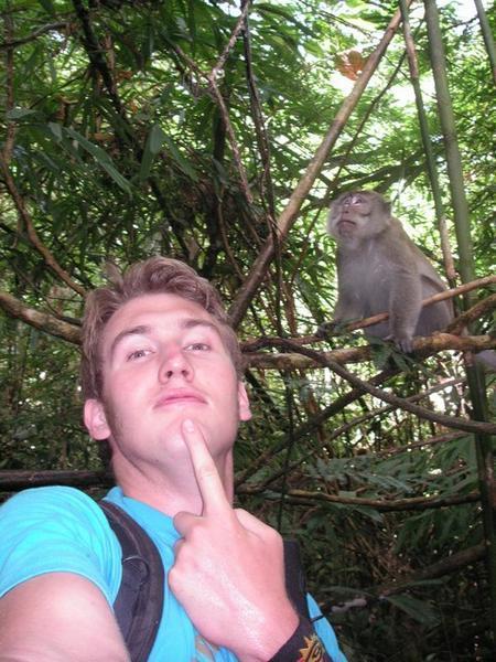 Me and a monkey