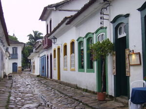 Cobbled Street of Paraty