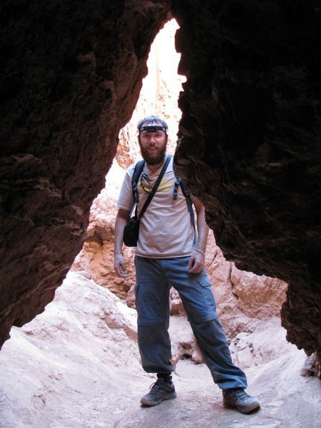 Tony at the Mouth of the Devil's Cave!