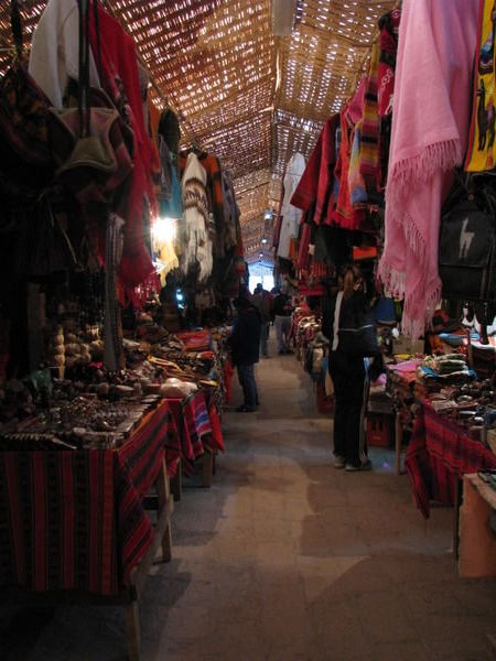 Market full of local crafts