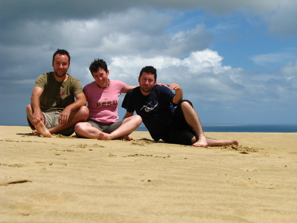Relaxing in the dunes