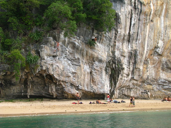 Climbers at Krabi