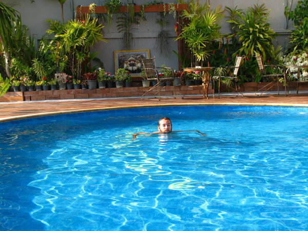 Swimming Tony