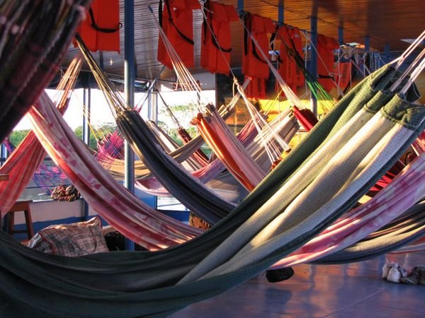 hammocking it in style down the amazon