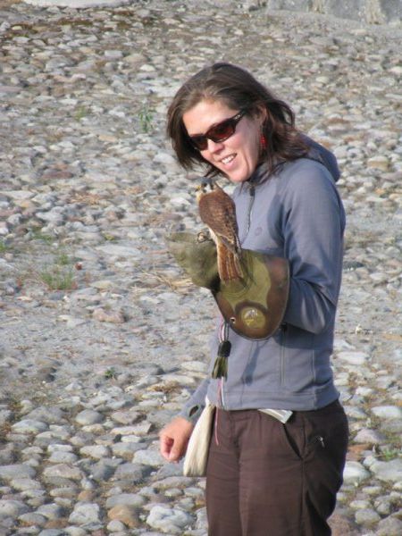 Rin - falconing in Otavalo