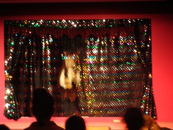 the puppet show at the toy museum