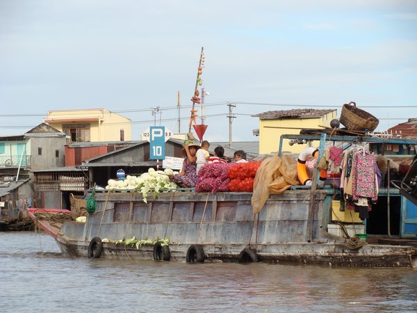 The floating markets of Cai Rang
