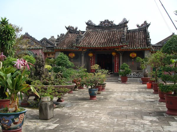 The Bonsai garden at its forecourt