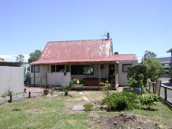 View of the back of the house
