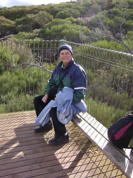 Graham at the Homestead lookout