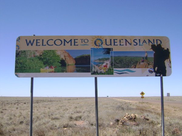 We have arrived in Queensland