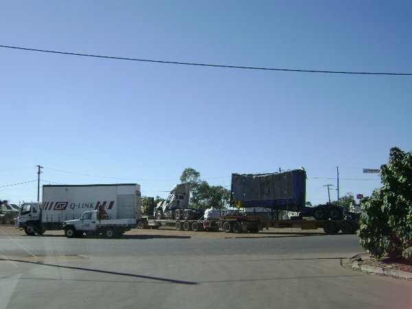 The 2nd part of the smashed up Road Train.