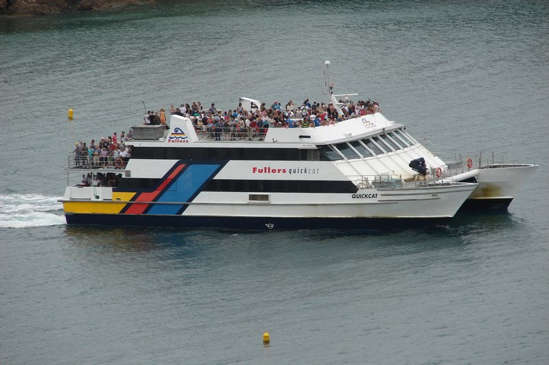 Ferry load from Auckland