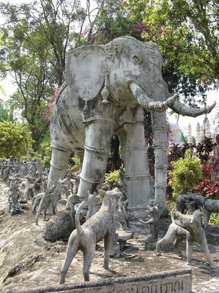 Elephant and animals