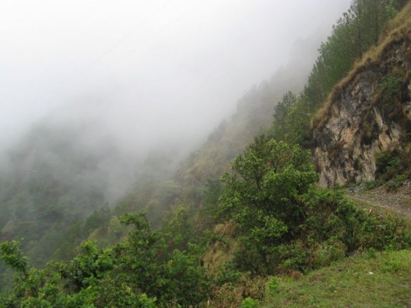 Mountainside campsite