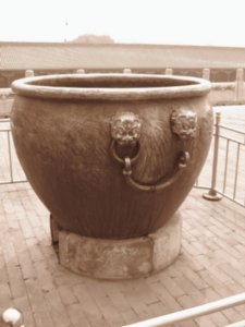 Forbidden City Brass Pot