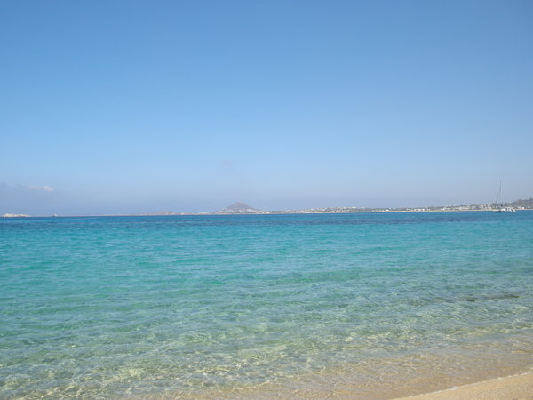 View from Mikri Vigla beach